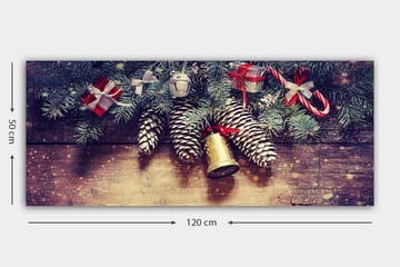 Canvasbilde YTY Floral & Botanical Flerfarget - 120x50 cm - Interiør - Maleri & posters - Lerretsbilder