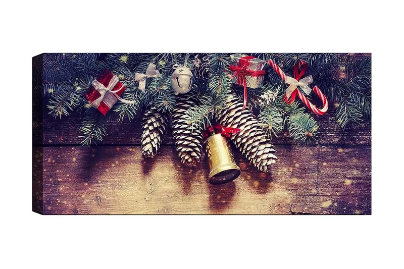 Canvasbilde YTY Floral & Botanical Flerfarget, 120x50 cm