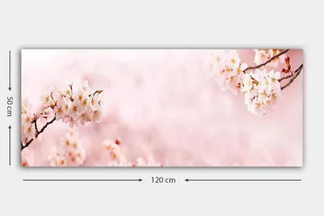 Canvasbilde YTY Floral & Botanical Flerfarget - 120x50 cm - Interiør - Maleri & posters - Lerretsbilder