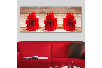 Canvasbilde YTY Floral & Botanical Flerfarget - 120x50 cm - Interiør - Maleri & posters - Lerretsbilder