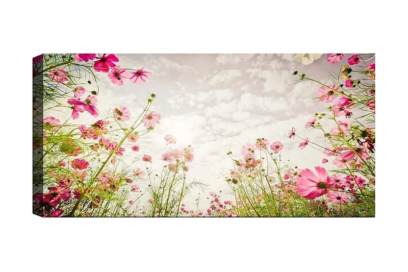 Canvasbilde YTY Floral & Botanical Flerfarget, 120x50 cm
