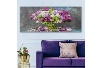 Canvasbilde YTY Floral & Botanical Flerfarget - 120x50 cm - Interiør - Maleri & posters - Lerretsbilder