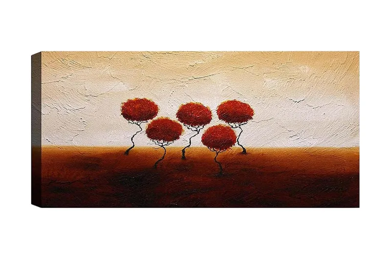 Canvasbilde YTY Floral & Botanical Flerfarget, 120x50 cm