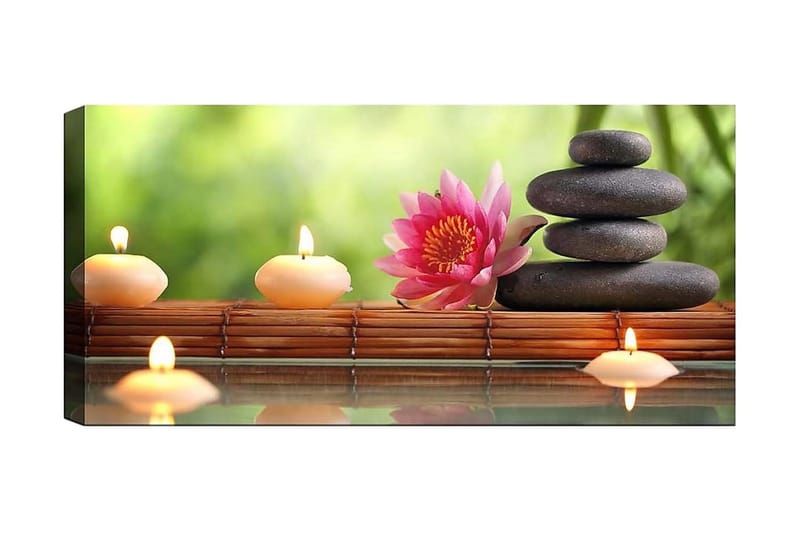 Canvasbilde YTY Floral & Botanical Flerfarget, 120x50 cm