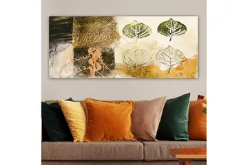 Canvasbilde YTY Floral & Botanical Flerfarget - 120x50 cm - Interiør - Maleri & posters - Lerretsbilder