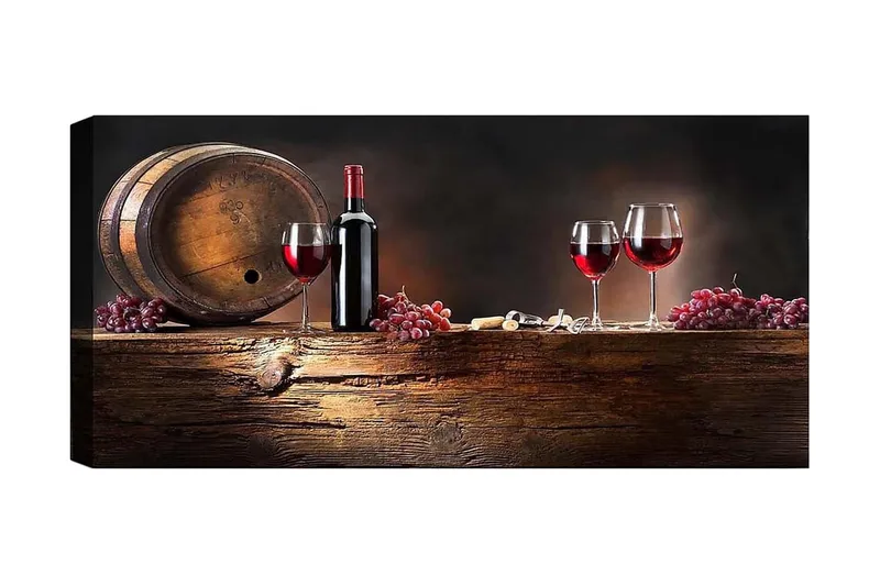 Canvasbilde YTY Food & Beverage Flerfarget, 120x50 cm