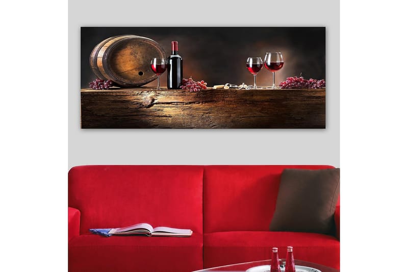 Canvasbilde YTY Food & Beverage Flerfarget - 120x50 cm - Interiør - Maleri & posters - Lerretsbilder