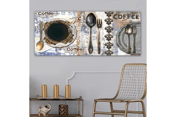 Canvasbilde YTY Food & Beverage Flerfarget - 120x50 cm - Interiør - Maleri & posters - Lerretsbilder