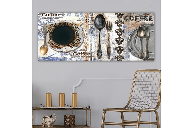 Canvasbilde YTY Food & Beverage Flerfarget - 120x50 cm - Interiør - Maleri & posters - Lerretsbilder