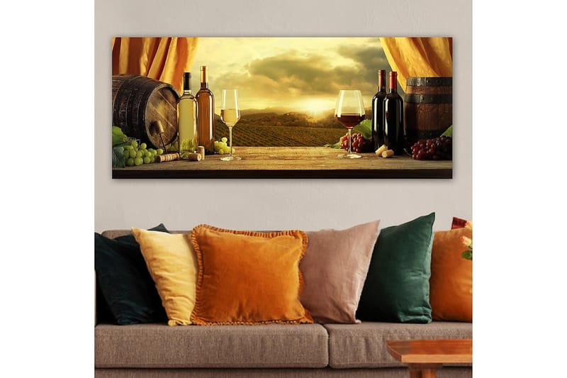 Canvasbilde YTY Food & Beverage Flerfarget - 120x50 cm - Interiør - Maleri & posters - Lerretsbilder