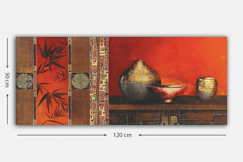 Canvasbilde YTY Food & Beverage Flerfarget - 120x50 cm - Interiør - Maleri & posters - Lerretsbilder
