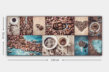 Canvasbilde YTY Food & Beverage Flerfarget - 120x50 cm - Interiør - Maleri & posters - Lerretsbilder