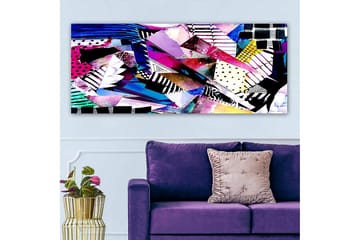 Canvasbilde YTY Geometric Flerfarget - 120x50 cm - Interiør - Maleri & posters - Lerretsbilder