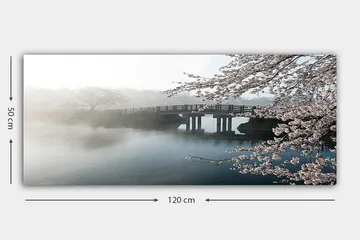Canvasbilde YTY Landscape & Nature Flerfarget - 120x50 cm - Interiør - Maleri & posters - Lerretsbilder