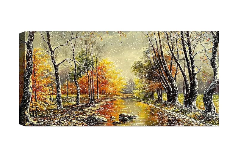 Canvasbilde YTY Landscape & Nature Flerfarget - 120x50 cm - Interiør - Maleri & posters - Lerretsbilder