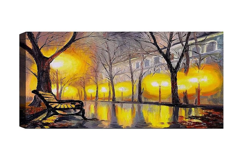 Canvasbilde YTY Landscape & Nature Flerfarget - 120x50 cm - Interiør - Maleri & posters - Lerretsbilder