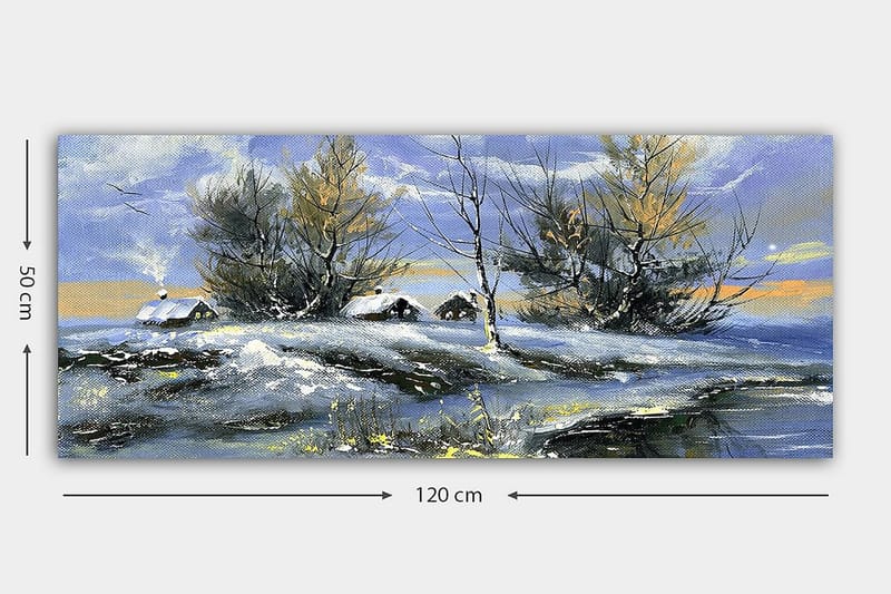 Canvasbilde YTY Landscape & Nature Flerfarget - 120x50 cm - Interiør - Maleri & posters - Lerretsbilder
