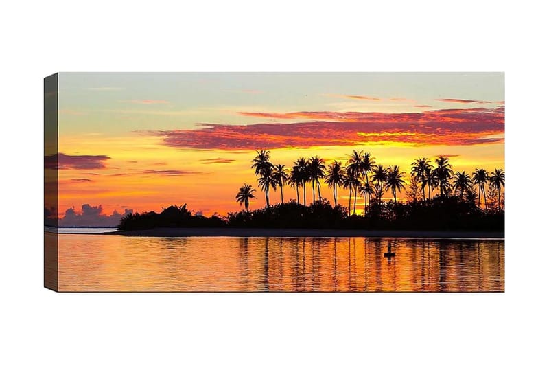 Canvasbilde YTY Landscape & Nature Flerfarget - 120x50 cm - Interiør - Maleri & posters - Lerretsbilder