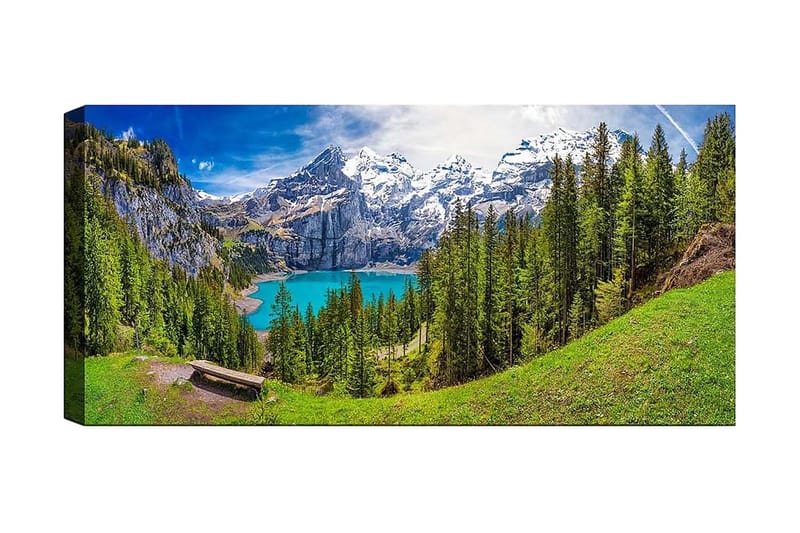 Canvasbilde YTY Landscape & Nature Flerfarget - 120x50 cm - Interiør - Maleri & posters - Lerretsbilder