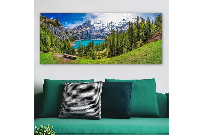 Canvasbilde YTY Landscape & Nature Flerfarget - 120x50 cm - Interiør - Maleri & posters - Lerretsbilder