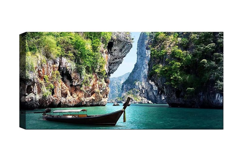 Canvasbilde YTY Landscape & Nature Flerfarget - 120x50 cm - Interiør - Maleri & posters - Lerretsbilder
