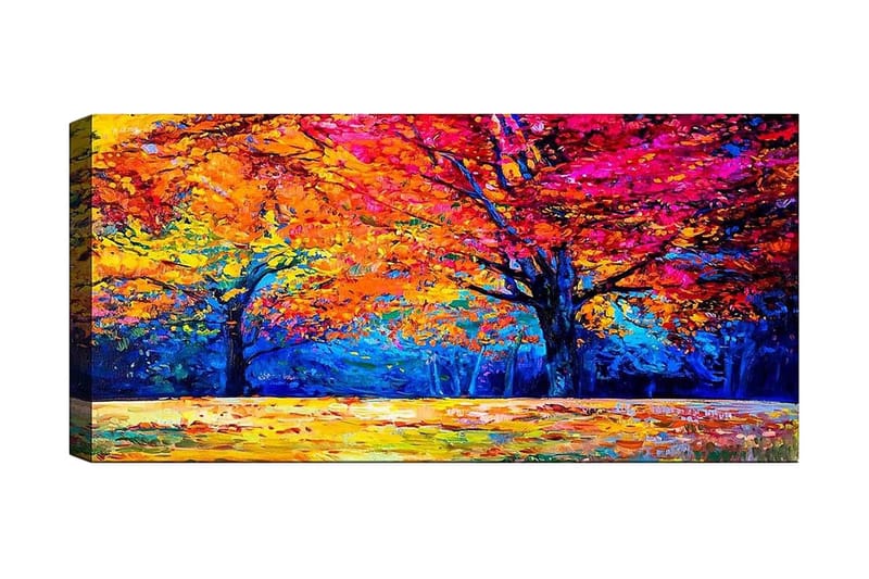 Canvasbilde YTY Landscape & Nature Flerfarget - 120x50 cm - Interiør - Maleri & posters - Lerretsbilder