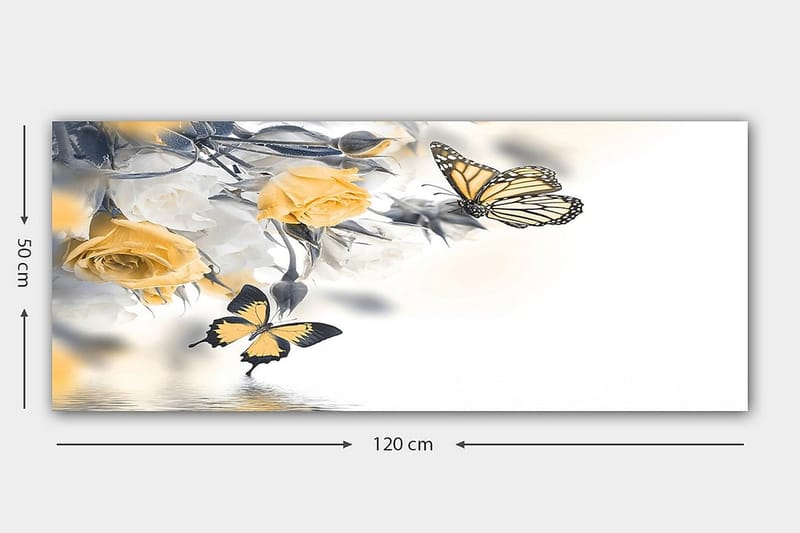 Canvasbilde YTY Landscape & Nature Flerfarget - 120x50 cm - Interiør - Maleri & posters - Lerretsbilder