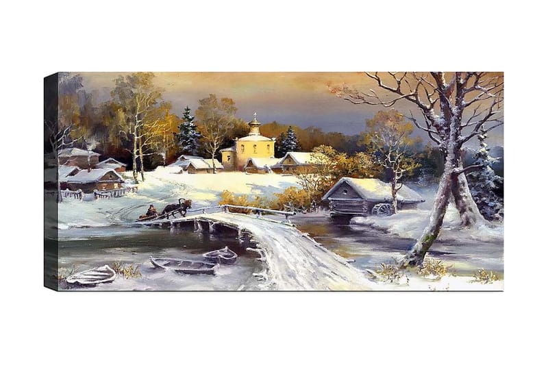 Canvasbilde YTY Landscape & Nature Flerfarget - 120x50 cm - Interiør - Maleri & posters - Lerretsbilder