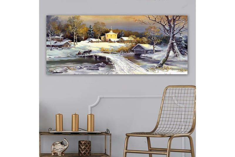 Canvasbilde YTY Landscape & Nature Flerfarget - 120x50 cm - Interiør - Maleri & posters - Lerretsbilder