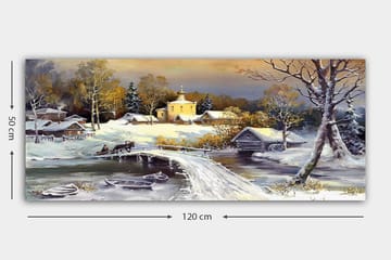 Canvasbilde YTY Landscape & Nature Flerfarget - 120x50 cm - Interiør - Maleri & posters - Lerretsbilder
