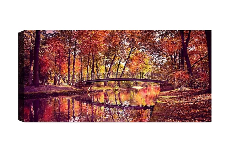 Canvasbilde YTY Landscape & Nature Flerfarget - 120x50 cm - Interiør - Maleri & posters - Lerretsbilder