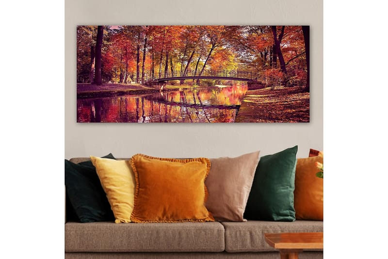 Canvasbilde YTY Landscape & Nature Flerfarget - 120x50 cm - Interiør - Maleri & posters - Lerretsbilder