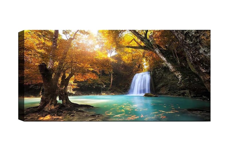 Canvasbilde YTY Landscape & Nature Flerfarget - 120x50 cm - Interiør - Maleri & posters - Lerretsbilder