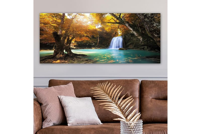 Canvasbilde YTY Landscape & Nature Flerfarget - 120x50 cm - Interiør - Maleri & posters - Lerretsbilder