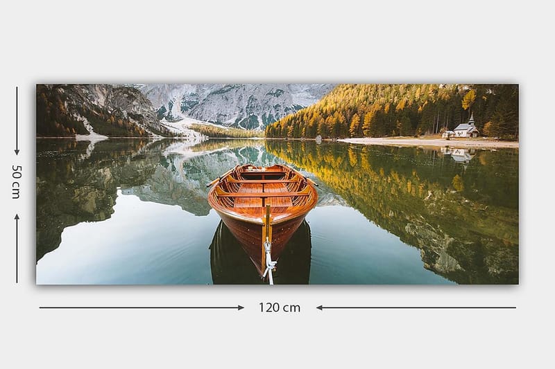 Canvasbilde YTY Landscape & Nature Flerfarget - 120x50 cm - Interiør - Maleri & posters - Lerretsbilder