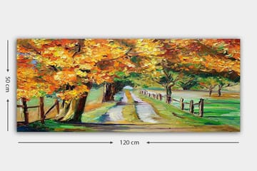 Canvasbilde YTY Landscape & Nature Flerfarget - 120x50 cm - Interiør - Maleri & posters - Lerretsbilder