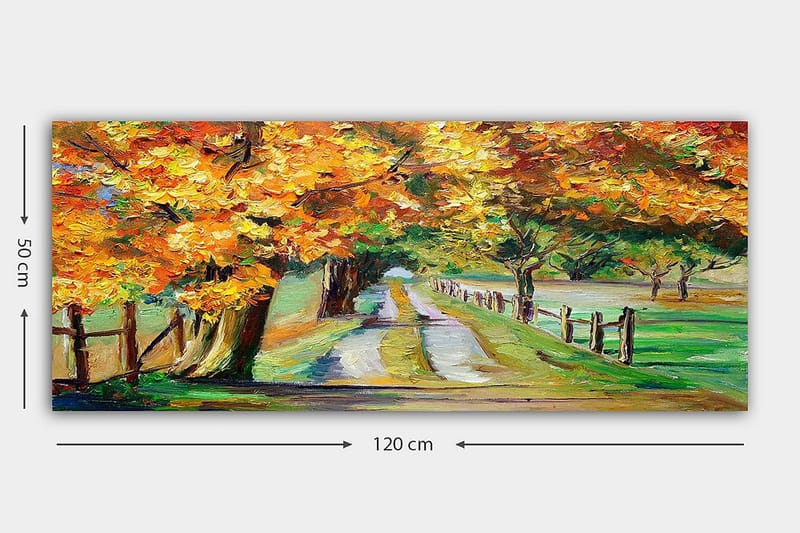 Canvasbilde YTY Landscape & Nature Flerfarget - 120x50 cm - Interiør - Maleri & posters - Lerretsbilder