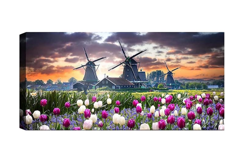 Canvasbilde YTY Landscape & Nature Flerfarget - 120x50 cm - Interiør - Maleri & posters - Lerretsbilder