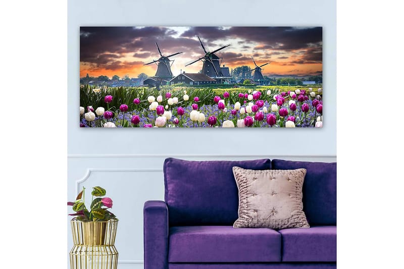 Canvasbilde YTY Landscape & Nature Flerfarget - 120x50 cm - Interiør - Maleri & posters - Lerretsbilder