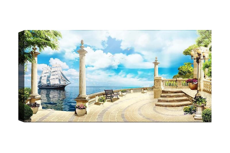 Canvasbilde YTY Landscape & Nature Flerfarget - 120x50 cm - Interiør - Maleri & posters - Lerretsbilder