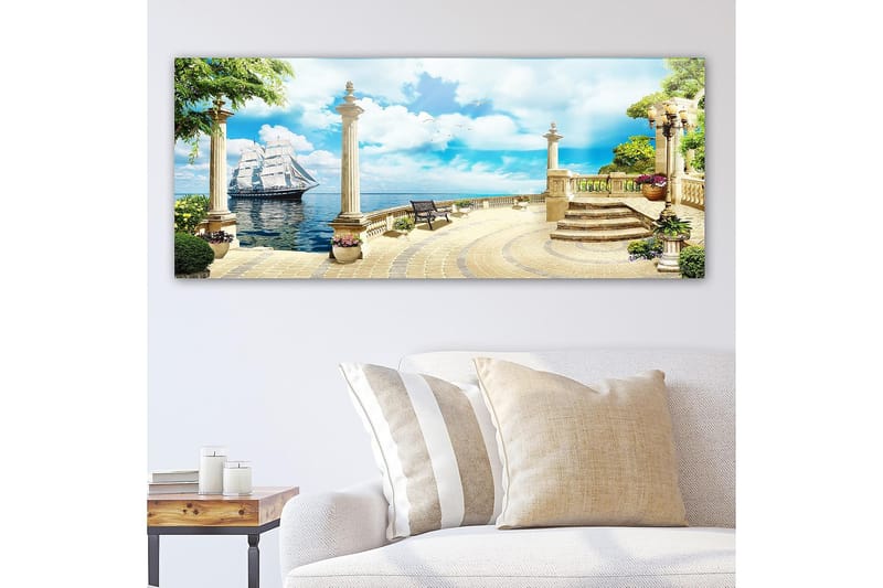 Canvasbilde YTY Landscape & Nature Flerfarget - 120x50 cm - Interiør - Maleri & posters - Lerretsbilder