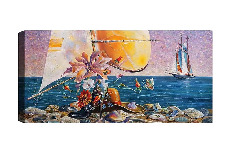 Canvasbilde YTY Landscape & Nature Flerfarget - 120x50 cm - Interiør - Maleri & posters - Lerretsbilder