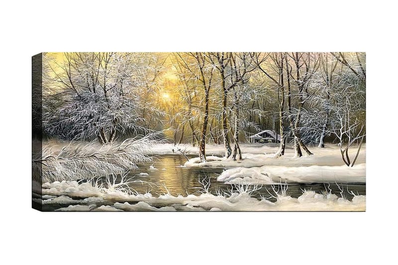 Canvasbilde YTY Landscape & Nature Flerfarget - 120x50 cm - Interiør - Maleri & posters - Lerretsbilder