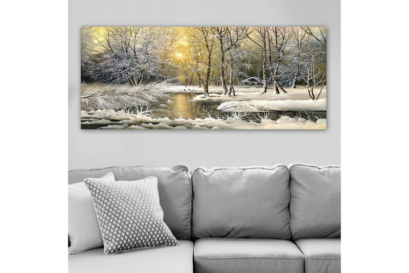 Canvasbilde YTY Landscape & Nature Flerfarget - 120x50 cm - Interiør - Maleri & posters - Lerretsbilder