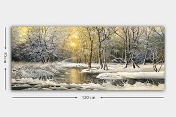 Canvasbilde YTY Landscape & Nature Flerfarget - 120x50 cm - Interiør - Maleri & posters - Lerretsbilder