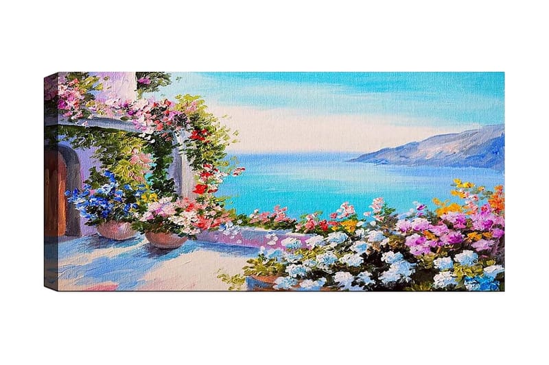 Canvasbilde YTY Landscape & Nature Flerfarget - 120x50 cm - Interiør - Maleri & posters - Lerretsbilder