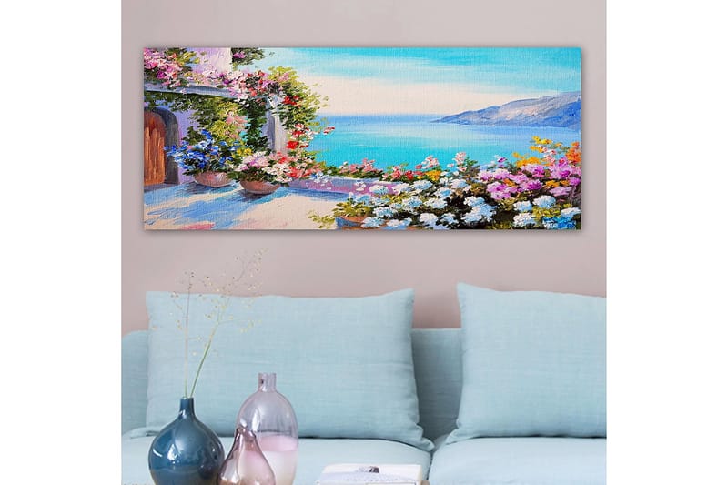 Canvasbilde YTY Landscape & Nature Flerfarget - 120x50 cm - Interiør - Maleri & posters - Lerretsbilder