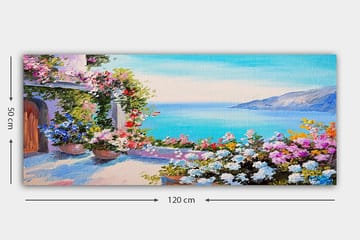 Canvasbilde YTY Landscape & Nature Flerfarget - 120x50 cm - Interiør - Maleri & posters - Lerretsbilder