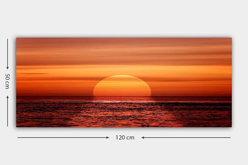 Canvasbilde YTY Landscape & Nature Flerfarget - 120x50 cm - Interiør - Maleri & posters - Lerretsbilder