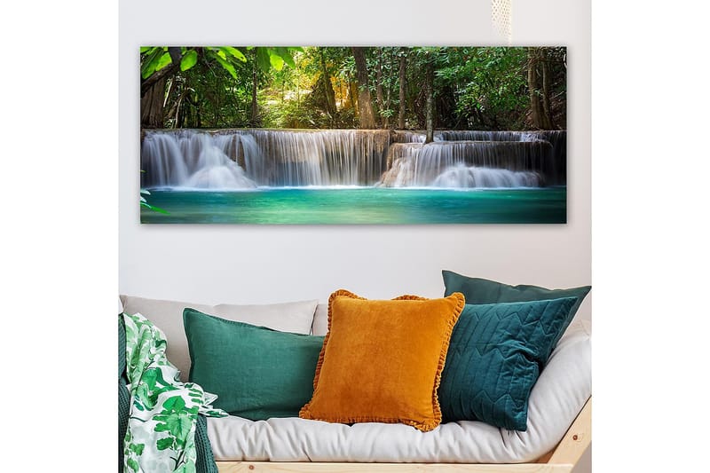 Canvasbilde YTY Landscape & Nature Flerfarget - 120x50 cm - Interiør - Maleri & posters - Lerretsbilder
